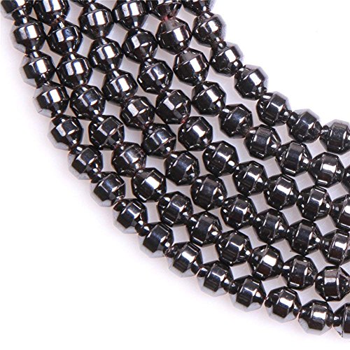 HAAMIIQII 90pcs 4mm Natural Black Hematite Loose Gemstone Beads Ball Shape Spacer Stone Beads for Jewelry Making DIY Bracelets Necklaces Crafting - color: Ball Shape, size: 4mm