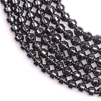HAAMIIQII 45pcs 8mm Natural Black Hematite Loose Gemstone Beads Ball Shape Spacer Stone Beads for Jewelry Making DIY Bracelets Necklaces Crafting - color: Ball Shape, size: 8mm