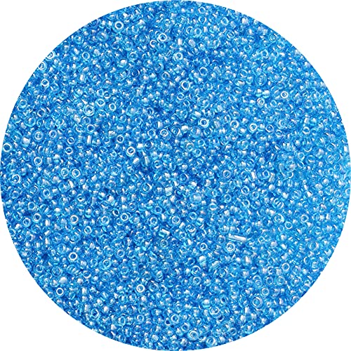 10000pcs Dark Blue Glass Seed Beads Bulk,2mm 12/0 Seed Pony Beads for Bracelets,Necklace,Jewelry Making -Waist Spacer Bead for DIY Craft Projects - color: Dark Blue, size: 2mm