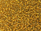 Seed Beads Size:11/0 50 gr / 1.76 oz (Yellow Silver Lined) - color: Yellow Silver Lined
