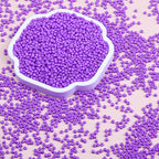 2mm Glass Seed Beads Bulk, Light Purple 12/0 Tiny Round Seed Bead, Small Mini Pony Craft Beads for Bracelet Necklace Wrist Jewelry Making Beading Weaving DIY Crafts Supplies - color: Light Purple