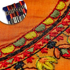 12 Skeins 6 Strands Hand Variegated Embroidery Floss Gradient Cross Stitch Thread Polyester Friendship Bracelet String Yarn Bracelets Threads Bulk for Sewing Knitting Craft Crochet Stitching - color: Dark Color