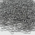 1000pcs 6mm Stainless Steel Jump Rings Connector O Rings Accessories for Bracelet Necklace Earrings Lanyard Keychain DIY Craft Jewelry Making Supplies - size: 6mm