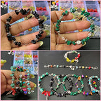 Xmada Jewelry Making Supplies Kit - 1587 PCS Beads, Crystal Beads, Jewelry Pliers, Beading Wire, Earring Hooks, Rings, Bracelets for Girls and Adults