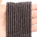 BONNY BOXX 150PCs Natural Lava Stone Spacer Beads, Loose Semi Precious Flat Round Gemstone Heishi Disc Stone Beads for Beading Jewelry Making 4mm*2mm - color: Lava Stone, size: 4MM*2MM