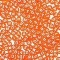 BEEFLYING 1480Pcs Transparent Acrylic Alphabet Beads Flat Round Disc A-Z White Letter Beads Clear Spacer Bead for DIY Friendship Boho Bracelet Hawaii Summer Holiday Jewelry Making (Dark Orange) - color: Dark Orange