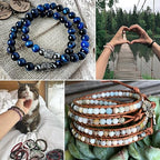 45pcs 8mm Natural Blue Tiger Eye Gemstone Beads Energy Healing Crystal Round Loose Stone Beads for Jewelry Making, DIY Bracelets Necklaces - color: Blue Tiger Eye, size: 8mm