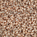 Miyuki Delica Seed Beads – Size 11/0 (1.6 mm), DB0411, Galvanized Gold Dyed, 7.2 g, Approx. 1440 Beads, Made in Japan - color: DB0411 - Galvanized Gold Dyed