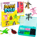 Made By Me Create Your Own Bead Pets by Horizon Group USA, Includes Over 600 Pony Beads, 6 Key Rings, Storage Box & Much More - style: Bead Pets