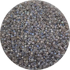 INSPIRELLE Uniform 120 Gram 12/0 (2mm) Cylinder Glass Seed Beads for Craft Jewelry Making, 24 Matte Transparent AB Colors - color: 24x Matte Transparent AB