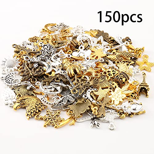 Retro Pendant Charms, Pendants Bulk Craft Charms Accessories for Jewelry Craft Bracelet Necklace Earring
