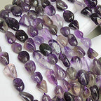 MJDCB Natural Irregular Shape Stone Beads 6-8mm Amethyst Gemstone Energy Crystal for Jewelry Making Bracelet Necklace - color: Amethyst
