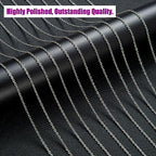 24 Pack Necklace Chains Stainless Steel Cable Chain Necklace Bulk for Jewelry Making, 20 Inches - color: 20 Inches