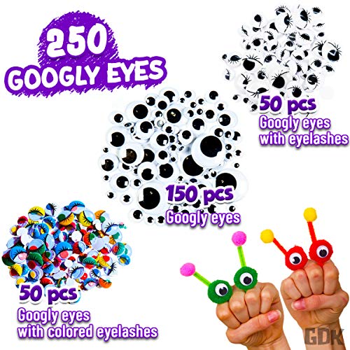 GoodyKing Arts and Crafts Supplies for Kids - 1170Pcs+ Craft Art Supply Kit for Toddlers Kids Craft Supplies & Materials Age 4 5 6 7 8 9 - Christmas D.I.Y. Crafting School Supplies - size: Large