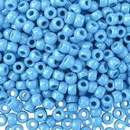 Qpixvb 1100PCS Blue Pony Beads,Blue Beads for Bracelets,Bead for Jewelry Making and Bracelets Making,Friendship Bracelet Bead Kit - color: sky blue beads