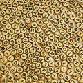 1200pcs 4×7mm Alphabet Beads Gold Round Acrylic Black Letter Beads, for Bracelets and Jewelry Making - color: style 13, size: 4×7mm(Round)