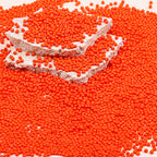 2mm Glass Seed Beads Bulk, Orange 12/0 Tiny Round Seed Bead, Small Mini Pony Craft Beads for Bracelet Necklace Wrist Jewelry Making Beading Weaving DIY Crafts Supplies - color: Orange