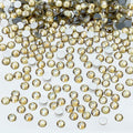 2880pcs SS10 2.8mm Champagne Golden Flatback Rhinestones Bulk K9 Glass Gold Nail Art Gems Round Beads Nail Crystals Stones Diamonds Nail Charms Jewels for Nails Eyes Face Makeup Crafts DIY Tumblers - color: Champagne, size: Ss10