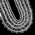 AD Beads Natural Gemstone Round Loose Beads 15" for Bracelet Necklace Earrings Jwelery Making Crafts DIY (4mm, Clear Quartz) - color: Clear Quartz, size: 4mm