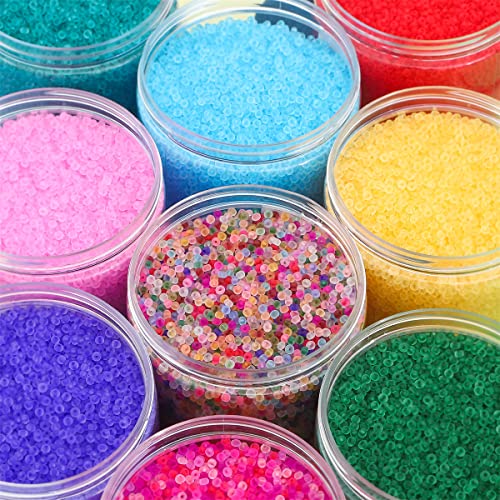 4mm Frosted Glass Seed Beads for Jewelry Making, 1000pcs Tiny Glass Bead Matte Pony Loose Spacer Beads for Beading, Friendship Bracelet, Pendants, Necklaces, DIY Crafting, Fuchsia Red - color: Fuchsia Red