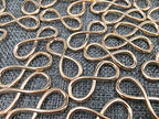 ALIMITOPIA Infinity Symbol Connectors Jewelry Making Charms Pendants - color: 8 Infinity Symbol-13*32mm-KC gold(50pcs)