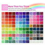 Sistenia 20,000 Pcs Clay Beads Bracelet Making Kit, 120 Colors 6 Boxes Polymer Beads Spacer Heishi Beads & Jewelry Kit with Pendant Charms Elastic Strings, Crafts Gift for Kids Adults - color: Classic 120 Colors