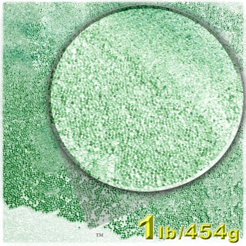 The Crafts Outlet 1lb = 454g Plastic Microbeads Nohole 0.6mm Transparent Clear
