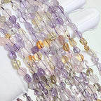 MJDCB Natural Irregular Shape Stone Beads 6-8mm Ametrine Gemstone Energy Cured for Jewelry Making Necklaces - color: Ametrine