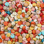 1000pcs Colorful Letter Beads, 4x7mm Acrylic Alphabet Beads A-Z Round Letter Beads for Friendship Bracelets Necklaces DIY Crafts Gifts Jewelry Making (Colorful Gold) - color: pink/gold