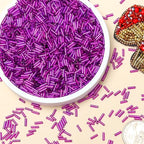 2000pcs Glass Bugle Beads, Tube Beads Bulk, Mini Long Tiny Small Waist Loose Spacer Embroidery Beaded for Bracelets Jewelry Making Sewing, Crafts, 2×6mm, Pinkish Purple - color: Pinkish Purple