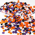 Batiyeer 3000 Pcs Christmas Fall Halloween Clay Beads Set 6 mm Patriotic 4th of July Spacer Beads Winter Polymer Clay Bead for Necklace Earring Bracelet Making(Black, Orange, White, Purple) - color: Black, Orange, White, Purple