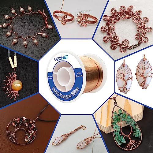99.9% Solid Bare Copper Wire(18 Gauge(1.0MM), 213Ft), Dead Soft 1 Pound Spool Pure Copper Wire for Crafts, Jewelry Making, Electroculture Gardening - size: 18GA