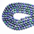 Natural Gemstone Loose Beads Smooth Round Approxi 15 inch DIY Bracelet Necklace for Jewelry Making (6mm, Chrysocolla) - color: Chrysocolla, size: 6mm