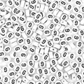 300Pcs Letter Beads G 4X7mm White Alphabet Beads Acrylic Round Shape Loose Beads for Name Bracelets Necklaces Key Chains DIY Jewelry Making (G) - color: Black, size: G