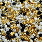 Essential Color Collection Mix, Miyuki Delica Seed Beads, Size 11/0, 7 Gram Tube