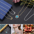 Topacket 24 Pack Necklace Chains Bulk,Gold Plated Snake Necklace Chains for Jewelry Making 16 Inches - color: Gold, size: 16inches