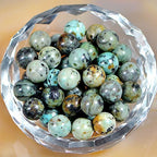 AD Beads Natural Gemstone Round Spacer Loose Beads (6mm 100pcs, African Turquoise) - color: African Turquoise, size: 6mm 100pcs