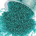 10100 Pcs Size 11/0 Glass Seed Beads, 2 mm Teal Small Mini Spacer Loose Pony Beads for Jewelry Making and DIY Crafts - color: Teal, size: Small