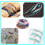 Size 12/0 Crafts Glass Seed Beads 2mm Transparent Silver Beads for Jewelry Making (Total About 100g About 12000pcs) - color: Transparent with Silver Lined, size: 2mm