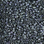 Miyuki Delica Seed Beads – Size 11/0 (1.6 mm), DB1052, Matte Metallic Blue, 7.2 g, Approx. 1440 Beads, Made in Japan - color: DB1052 - Matte Metallic Blue