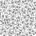 300Pcs Letter Beads D 4X7mm White Alphabet Beads Acrylic Round Shape Loose Beads for Name Bracelets Necklaces Key Chains DIY Jewelry Making (D) - color: Black, size: D