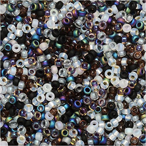 Miyuki Round Seed Beads, 15/0, 8.2 Gram Tube, 9MIX13 Pebblestone Mix