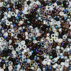 Miyuki Round Seed Beads, 15/0, 8.2 Gram Tube, 9MIX13 Pebblestone Mix