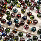 20mm Acrylic Beads 160pcs Dark Style Chunk Bubblegum Bead Multicolor Beadable Pen Ball Beads for Pen Bag Jewelry Making Necklace Bracelets (ahpm) - color: black&dark blue