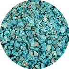 Chip Stone Beads Turquoise 5-8mm About 400 Pieces Irregular Gemstones Healing Crystal Loose Rocks Bead Hole Drilled DIY for Bracelet Jewelry Making Crafting (5-8mm, Turquoise) - color: Turquoise