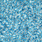 Miyuki Delica Seed Beads – Size 11/0 (1.6 mm), DB1209, Silver Lined Ocean Blue, 7.2 g, Approx. 1440 Beads, Made in Japan - color: DB1209 - Silver Lined Ocean Blue