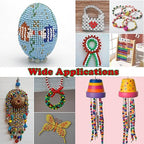 QPIXVB 1100PCS Red Pony Beads,Beads for Jewelry Making,Friendship Bracelet Bead Kit for Crafts,Bulk Pony Bead for Valentines Christmas Crafts Gifts - color: red beads