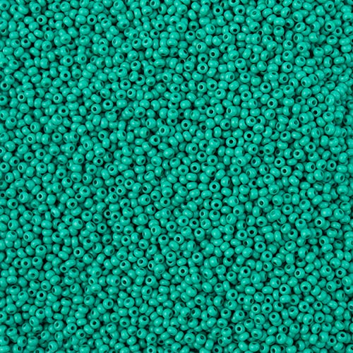 John Bead Czech Glass Seed Beads 11/0 Terra Intensive Dark Green Matte, 23 Grams of DIY Jewelry Making Beads Preciosa (Jablonex) - color: Dark Green Matte