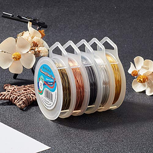 BENECREAT 21-Gauge Tarnish Resistant Copper Wire for Beading Craft, 65-Feet/21-Yard - color: Copper, size: 21-Gauge(65-Feet/22-Yard)