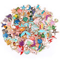 MARFOREVER 120 Pcs Ocean Themed Sea Charms for Jewelry Making, Assorted Gold Enamel Starfish Seashell Marine Pendants for Necklace Earring Bracelet Crafting Holiday Gifts for Women Mom Girls - style: Ocean